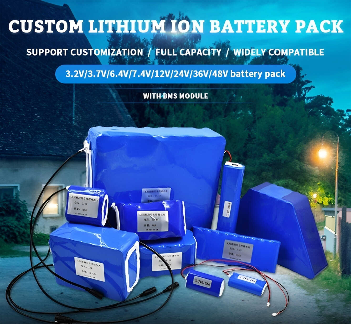 HomSolar Supports Lifepo4 battery pack customization/OEM/ODM service