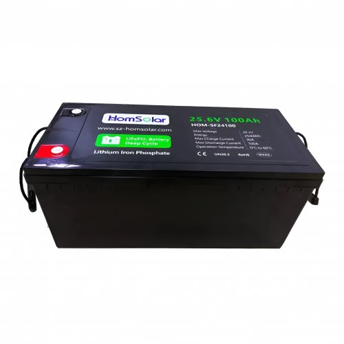 HOM-SF24100 24 Volt 100Ah LiFePO4 Battery