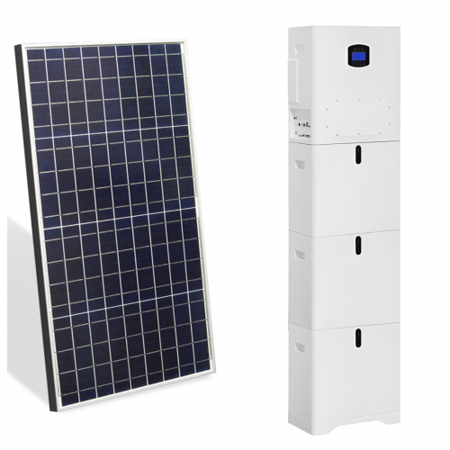 HOM-SESS0515kVA-1 Solar Power System with 15kWh Battery, 5kW Built-in Inverter & 5kW Solar Panels