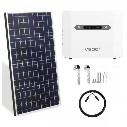 HOM-SESS03800W1P 800W Balcony Solar System (Plug-and-play Photovoltaic System) with Built-in On-grid&Off-grid Inverter and 1 Solar Panel